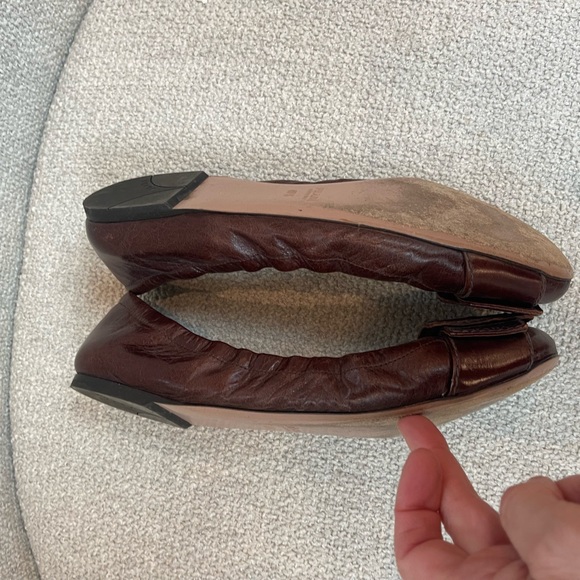 Prada burgundy flats, size 10.5 - Picture 5 of 8